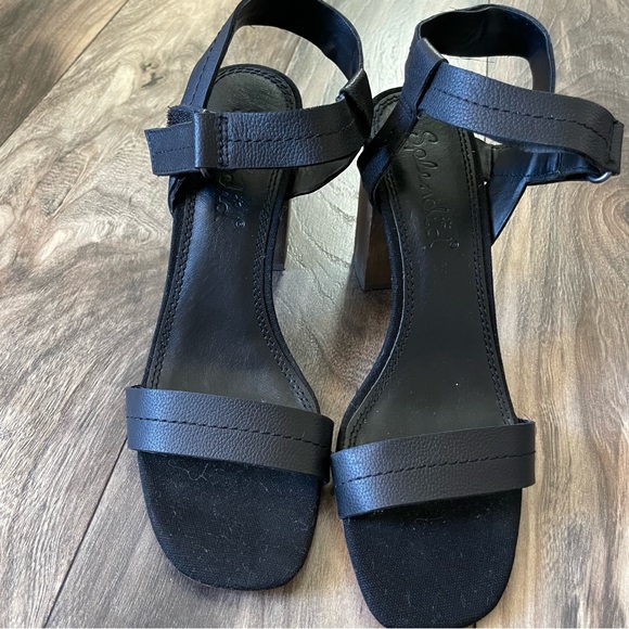 Splendid Black Heeled Sandals Size 8 - Picture 3 of 9